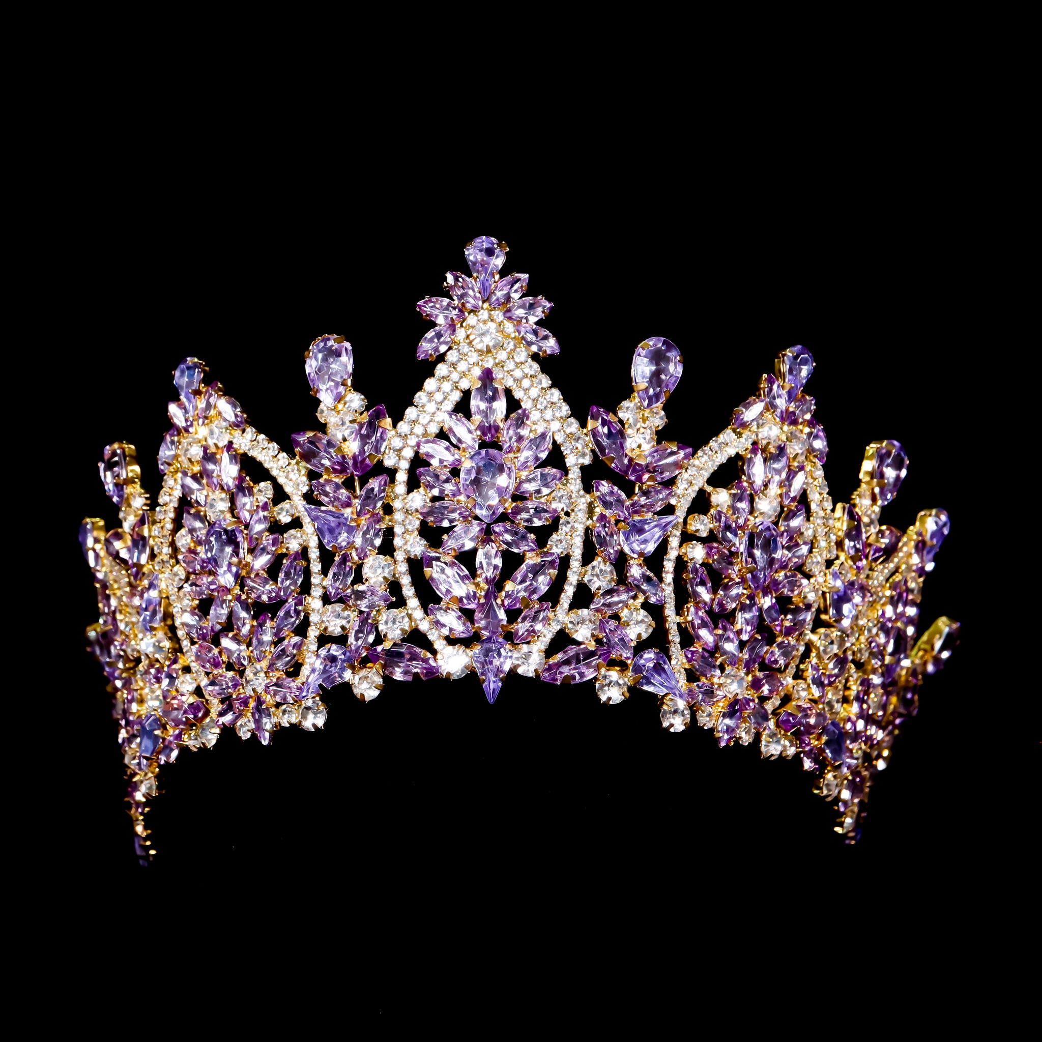 LILAC QUINCEANERA CROWNS