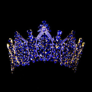 ROYAL BLUE QUINCEANERA CROWNS