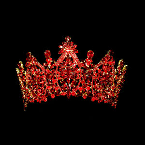 RED QUINCEANERA CROWNS