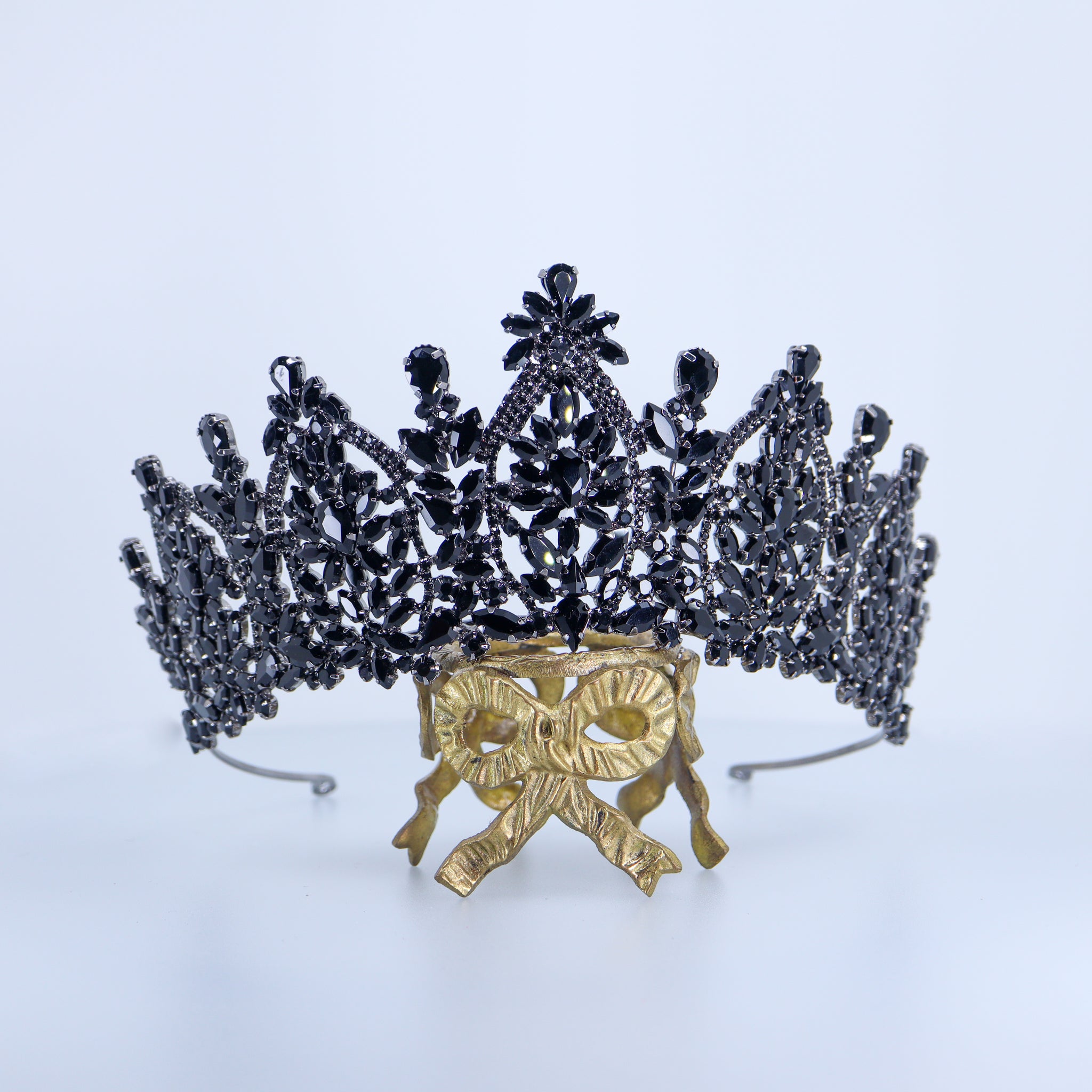 BLACK QUINCEANERA CROWN