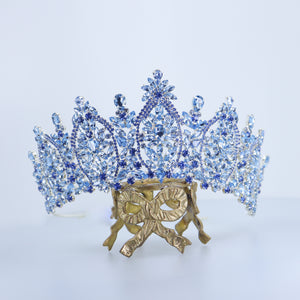 BABY BLUE QUINCEANERA CROWNS